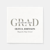 卒業ミニマル会 スタンダードカクテルナプキン (正面)