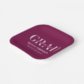 卒業ミニマル会 ペーパープレート (傾斜あり)