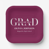 卒業ミニマル会 ペーパープレート (正面)