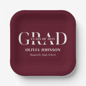 卒業ミニマル会 ペーパープレート (正面)