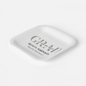 卒業ミニマル会 ペーパープレート (傾斜あり)