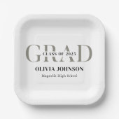 卒業ミニマル会 ペーパープレート (正面)