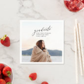 卒業ミニマル スタンダードカクテルナプキン (インサイチュ)