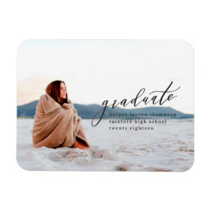 卒業ミニマル マグネット