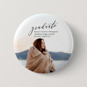 卒業ミニマル 缶バッジ (正面)