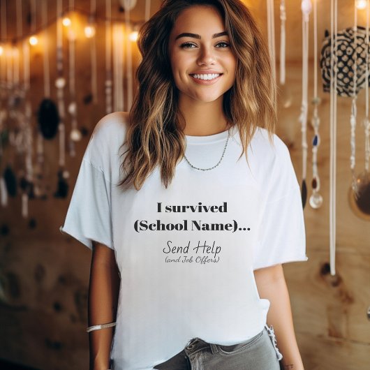 卒業ミニマル Tシャツ