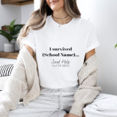 卒業ミニマル Tシャツ