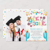 卒業ムチャスグラシアスフィエスタサンキューカード サンキューカード (正面/裏面)