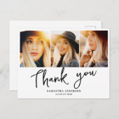 卒業モダンありがとう ポストカード (正面/裏面)