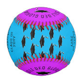 卒業モダンおめでとう 野球ボール (裏面)