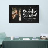 卒業モダンお祝いパーティー 横断幕 (トレードショー)