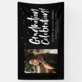 卒業モダンお祝いパーティー 横断幕 (縦)