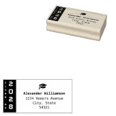 卒業モダンの種類 ラバースタンプ (押印)