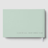 卒業モダンを願うユーカリ ゲストブック (裏面)