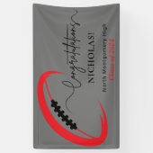 卒業モダンアスリートおめでとう 横断幕 (縦)