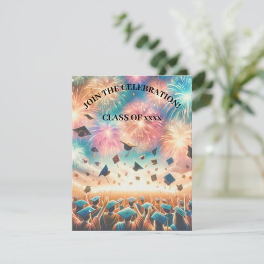 卒業モダンエレガント会 招待状 (スタンド正面)