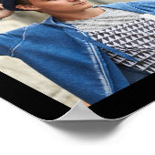 卒業モダンクラス年8写真コラージュ名 ポスター (角)