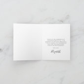 卒業モダンサンキューカード サンキューカード (内部)