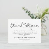 卒業モダンサンキューカード サンキューカード (スタンド正面)