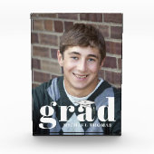 卒業モダンシンプルタイポグラフィ フォトブロック (正面)