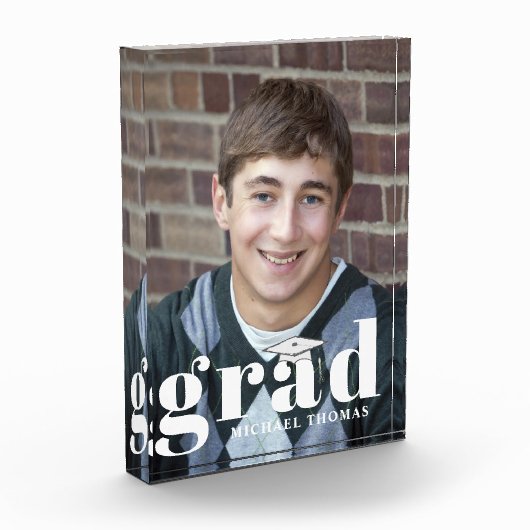 卒業モダンシンプルタイポグラフィ フォトブロック (左)