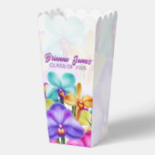 卒業モダンスタイリッシュポップコーンパーティーの特典ボックス フェイバーボックス (裏面)