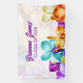 卒業モダンスタイリッシュ会 横断幕 (縦)