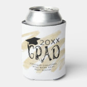 卒業モダンタイポグラフィグラードカスタムカラー 缶クーラー (缶正面)
