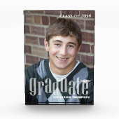 卒業モダンタイポグラフィシンプル フォトブロック (正面)