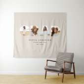 卒業モダンタイポグラフィ数々の写真 タペストリー (インサイチュ(横))