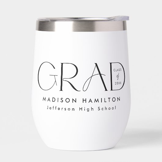 卒業モダンタイポグラフィ (左面)