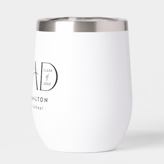 卒業モダンタイポグラフィ (背面)