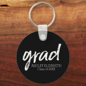 卒業モダントレンディーカスタムブラックグラード キーホルダー (正面)