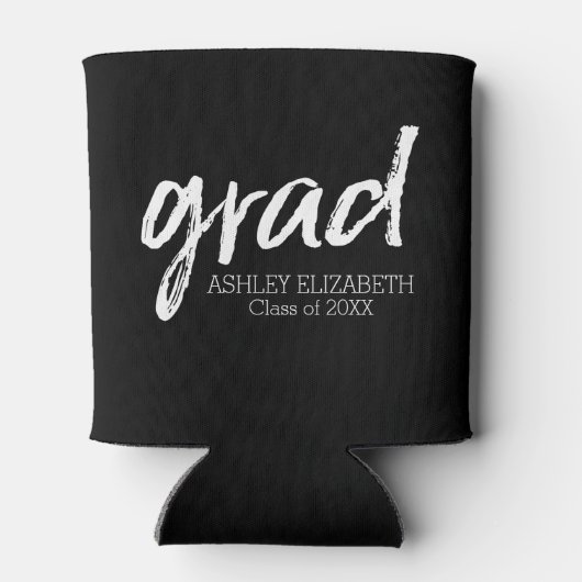 卒業モダントレンディーカスタムブラックグラード 缶クーラー (裏面)