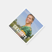 卒業モダンパーティーの写真 スタンダードカクテルナプキン (角)