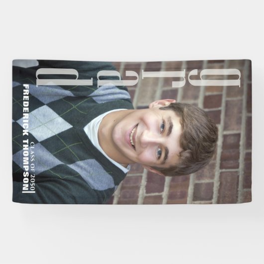 卒業モダンパーティーカスタム写真 横断幕 (横)