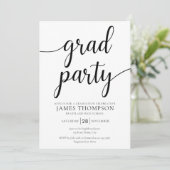 卒業モダンパーティー招待状 – グラードパーティー 招待状 (スタンド正面)