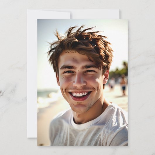 卒業モダンパーティー招待状 – グラードパーティー 招待状 (裏面)