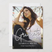 卒業モダンパーティー招待状 招待状 (正面)