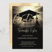 卒業モダンパーティー招待状 招待状 (正面/裏面)