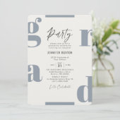 卒業モダンパーティーInvita 招待状 (スタンド正面)