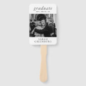 卒業モダンミニマルシンプル主義シック卒業 ハンドファン (正面)