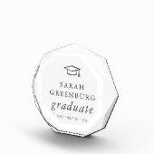 卒業モダンミニマルシンプル主義シック卒業 フォトブロック (右)