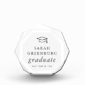 卒業モダンミニマルシンプル主義シック卒業 フォトブロック (正面)