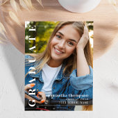 卒業モダンミニマル2枚 | QRコード ポストカード