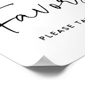 卒業モダン党の好意による署名 ポスター (角)