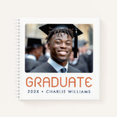 卒業モダン写真年 ノートブック (正面)