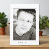 卒業モダン写真(パーティー付) 招待状