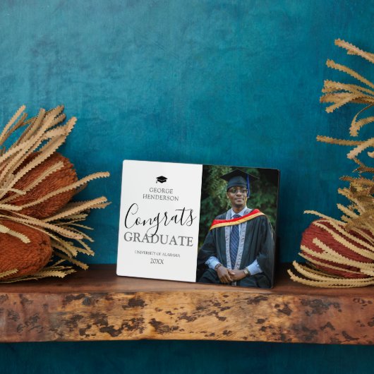 卒業モダン写真 フォトプラーク (側面)