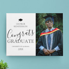 卒業モダン写真 フォトプラーク